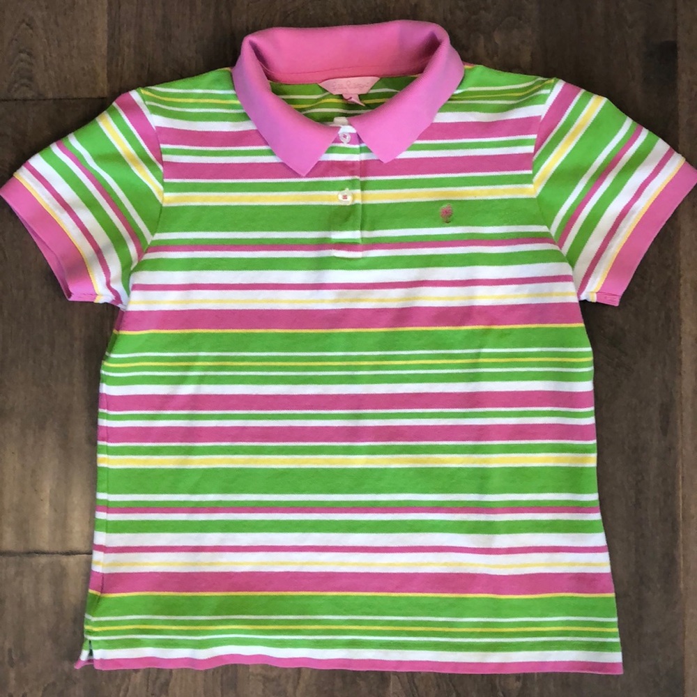 Lilly Pulitzer Pima cotton blend girl’s polo top